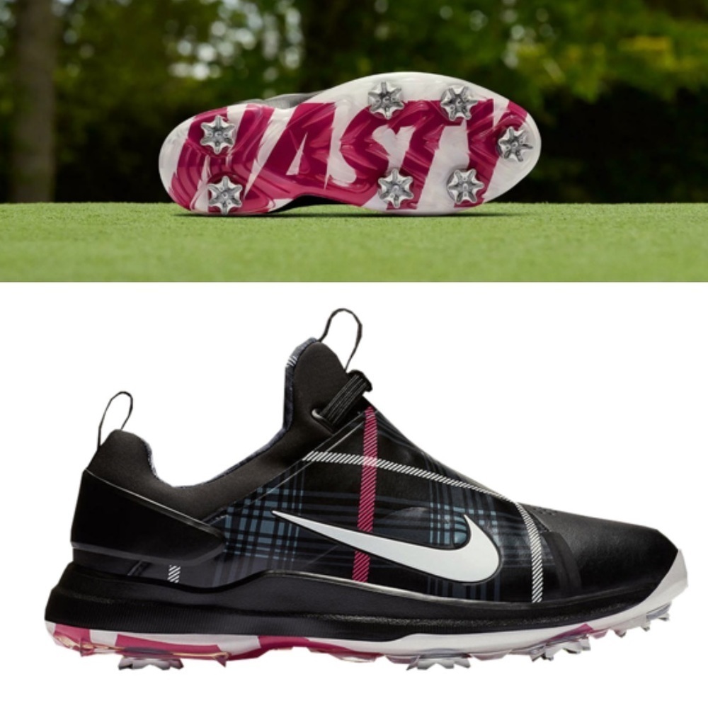 Nike Golf Tour Premiere Limited Edition Golf Shoes A02241 sample carnasty plaid
